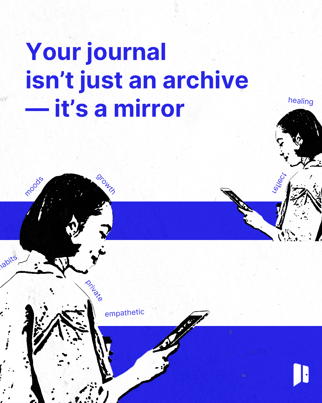 Shadoor campaign — your journal isn't just an archive, it's a mirror