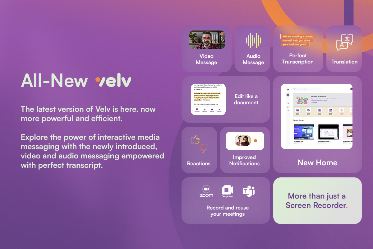 All-New Velv product launch